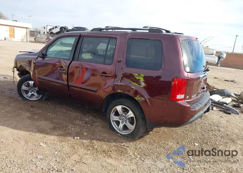 2012 Honda Pilot Ex-L from USA, damaged, VIN 5FNYF4H52CB016568